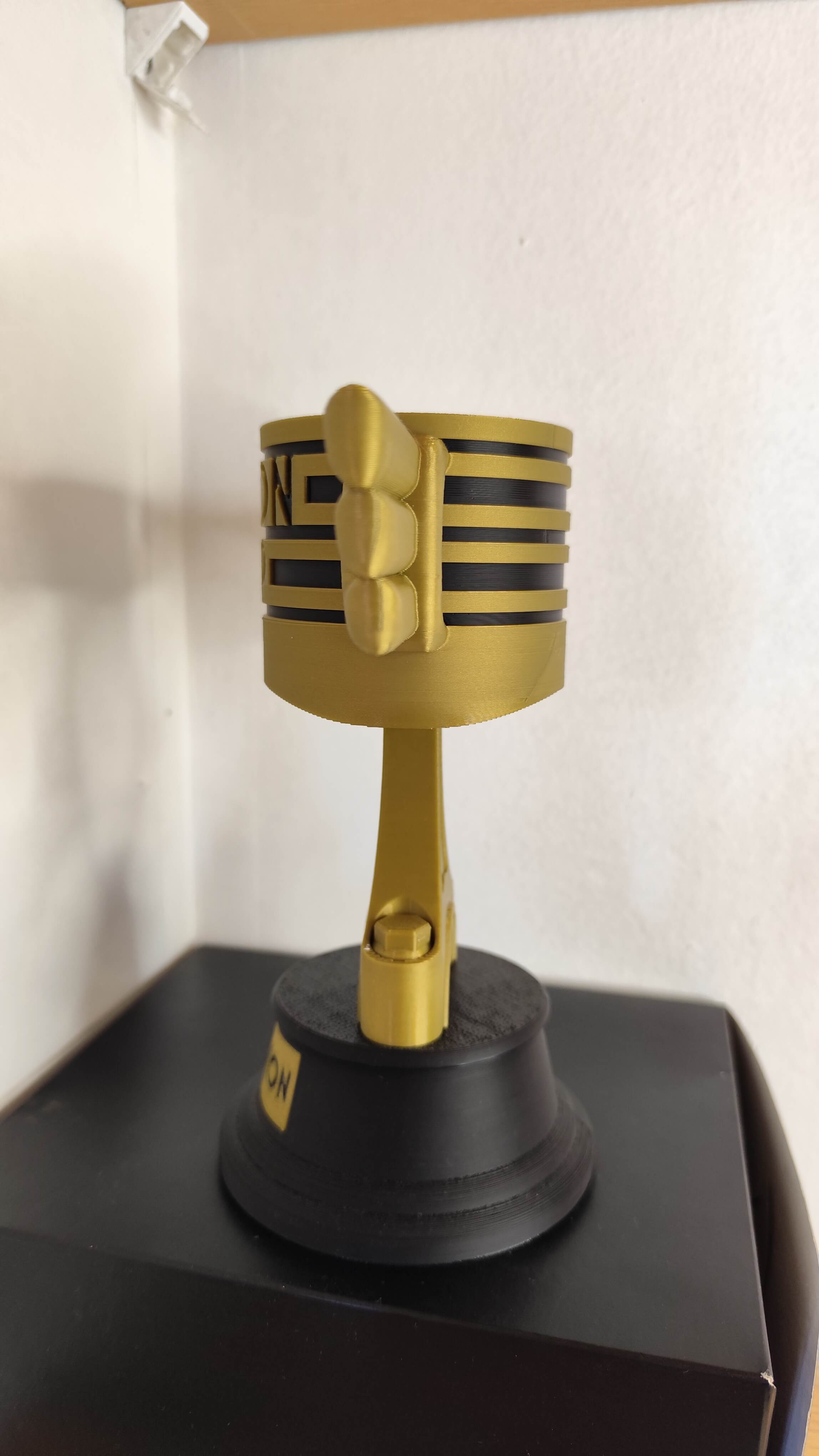 imagen de una impresion en 3D de copa piston